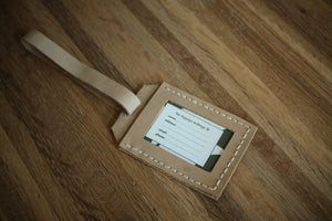 Leather Luggage Tag