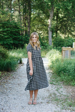 Kavita Black Plaid Dress