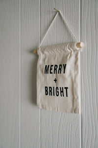 Merry + Bright Banner