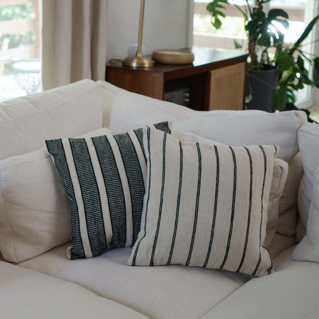 Peruvian Wool Striped Pillow Cover