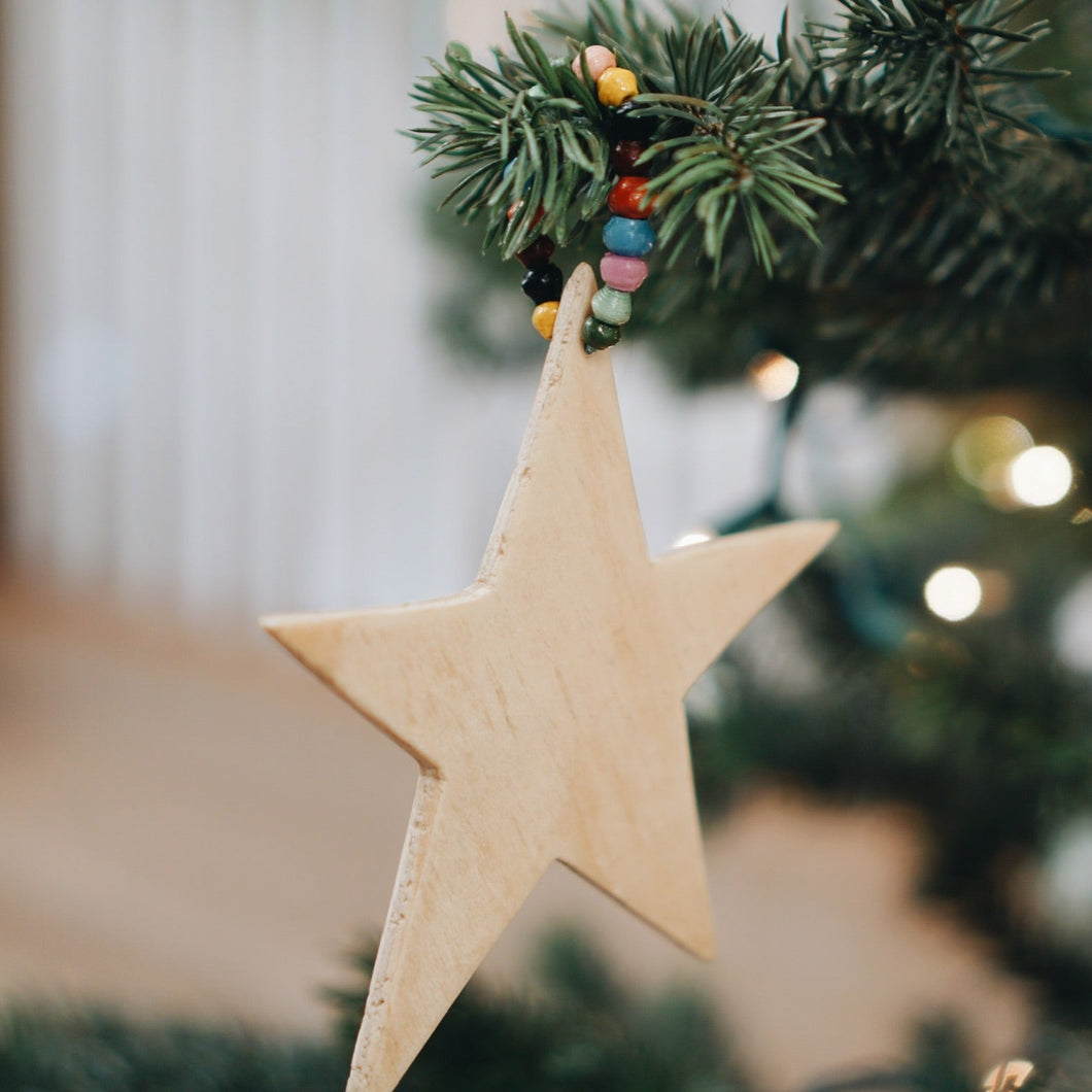 Paper Bead Star Ornament