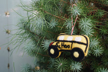 School Bus Felt Ornament