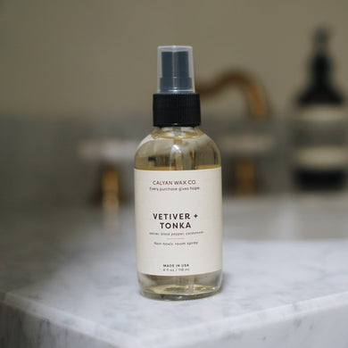 Vetiver + Tonka Room Spray