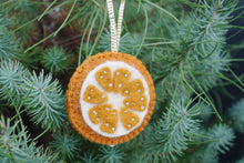 Felt Orange Slice Ornament