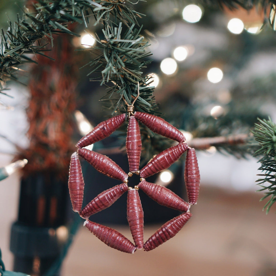 Poinsettia Ornament