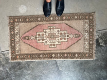 Little Vintage Turkish Rug (3'3" x 1'9")